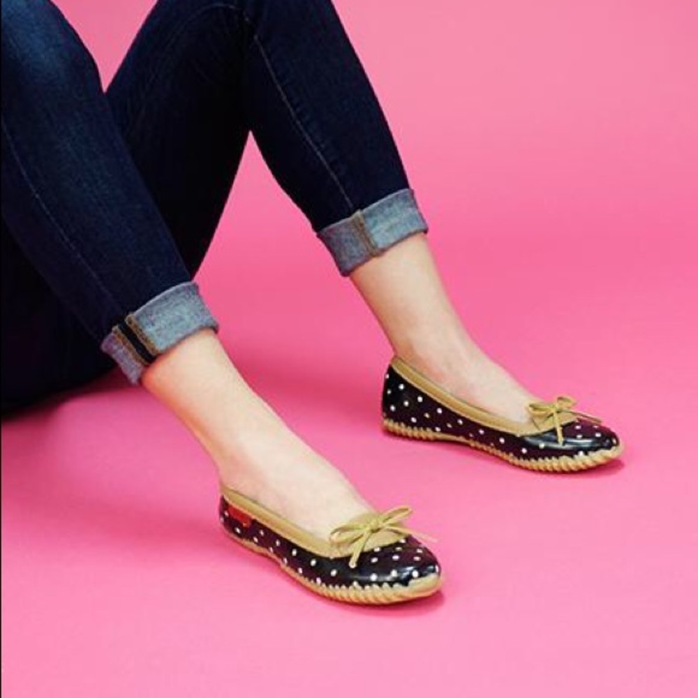 Chooka Classic Dot Skimmers—Black
